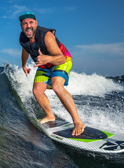 Action Shot 1 | 2025 Phase 5 Doctor Wakesurf Board | Wakesports Unlimited