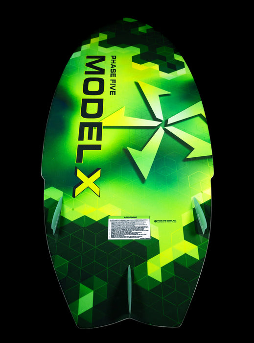 Product Photo 2025 Phase 5 Model X Wakesurf Board Bottom | Wakesports Unlimited