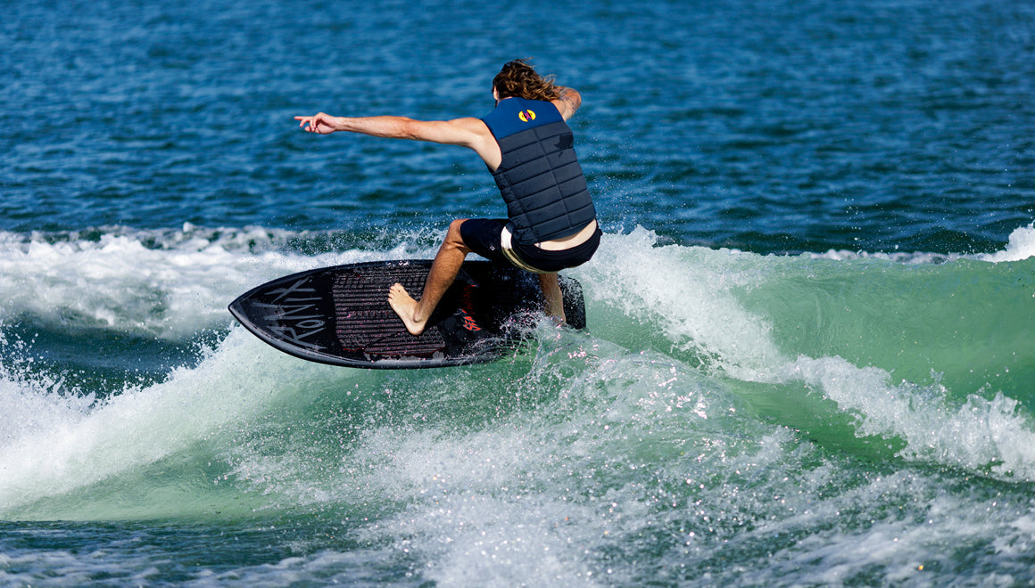 2025 Ronix Sea Captain Wakesurf Board | Wakesports Unlimited - Action Shot