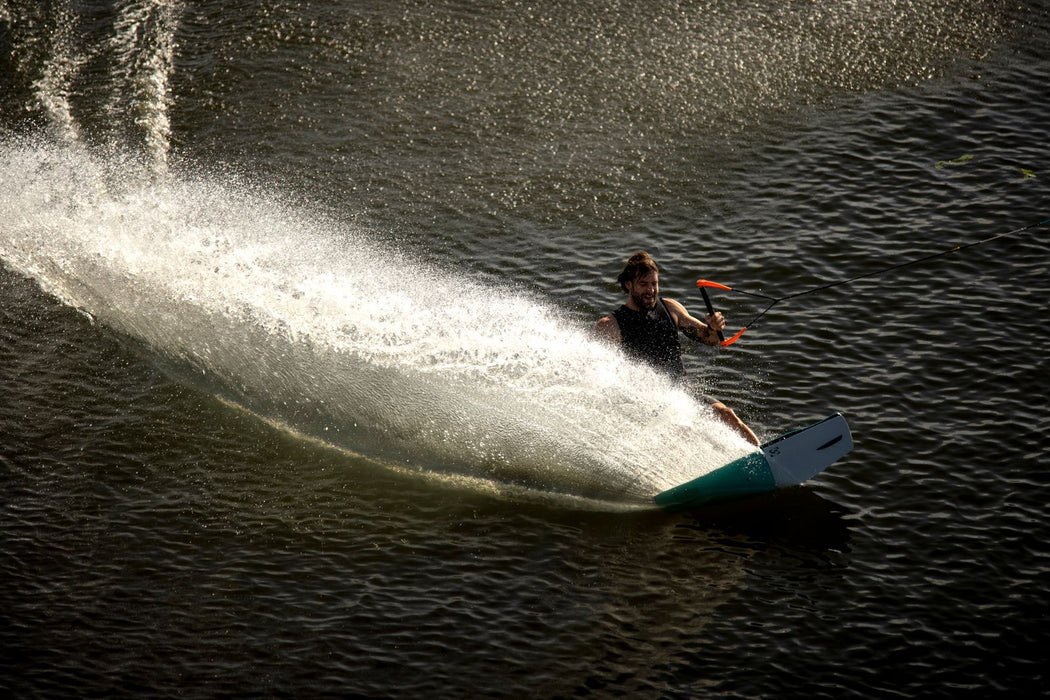 2025 Ronix Electric Collective 45in Wakeskate | Wakesports Unlimited - Action Shot