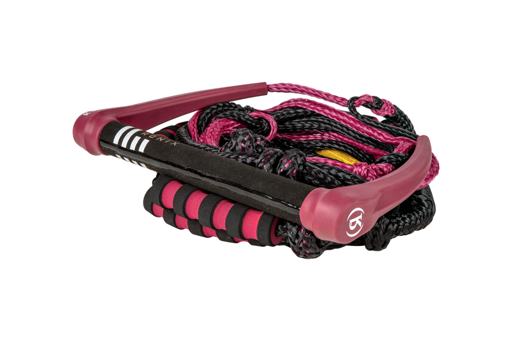 Ronix Silicone Wakesurf Rope & Handle - Merlot | Wakesports Unlimited