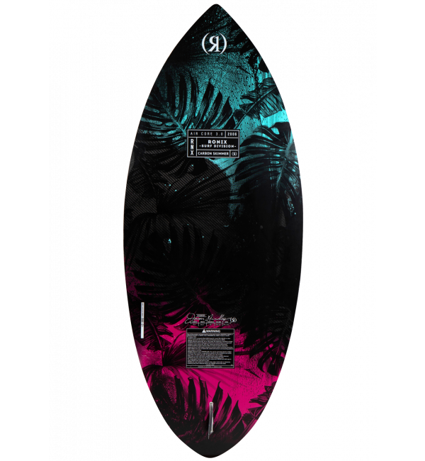 2024 Ronix Women's Carbon Skimmer Wakesurf Board - Wakesports Unlimited | Board Bottom