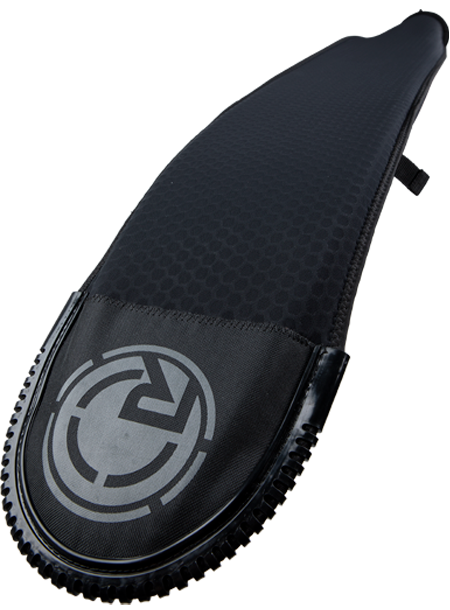 2024 Radar Ariaprene Slalom Neo Sleeve w/ Fin Protector Water Ski Bag - Wakesports Unlimited | Nose Bottom