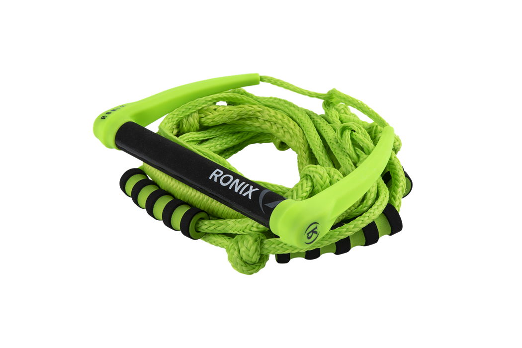 2025 Ronix Silicone Wakesurf Rope & Handle Green |Wakesports Unlimited