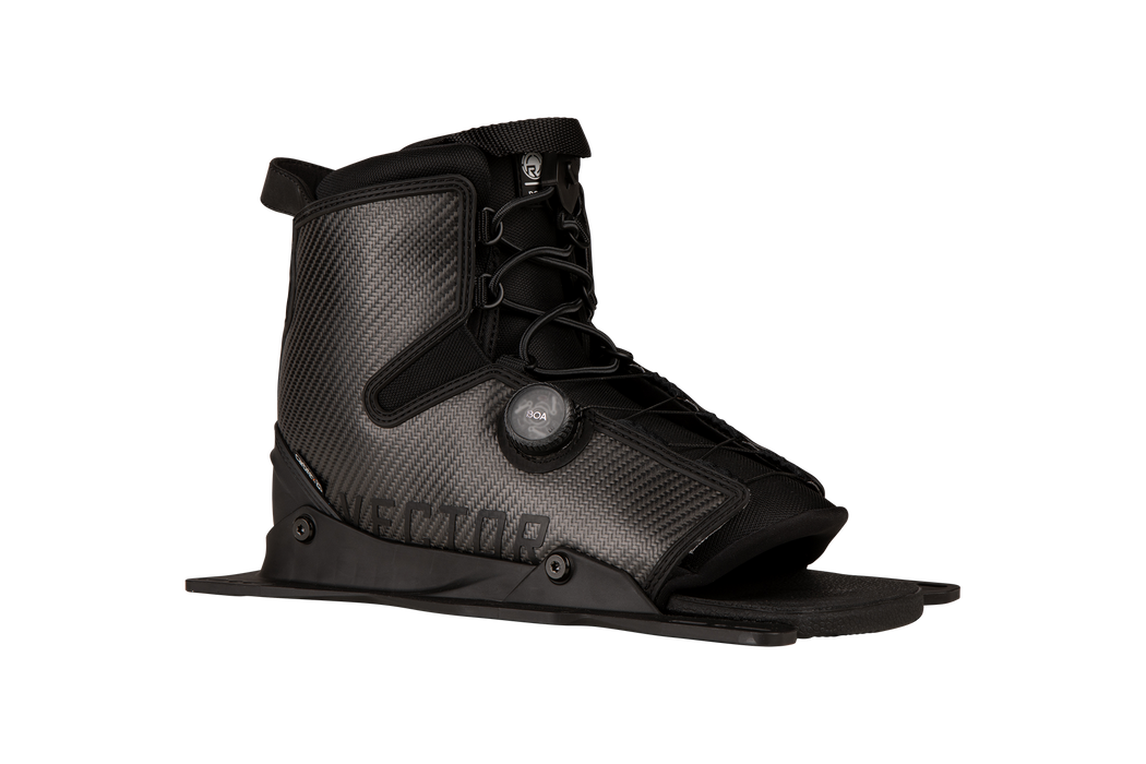 Radar Senate Alloy w/ Double Carbitex Vector Boa |Wakesports Unlimited - Front Boot