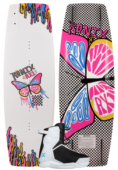 Ronix Girl's RX1 w/ Vision Pro Wakeboard Package |Wakesports Unlimited