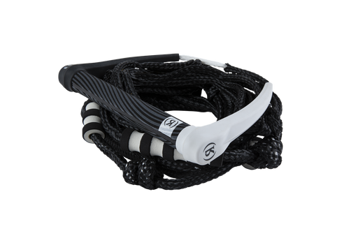 2025 Ronix Silicone Wakesurf Rope & Handle Black |Wakesports Unlimited