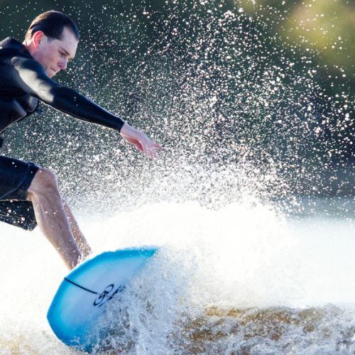 Man riding one of the best wakesurf boards of 2025