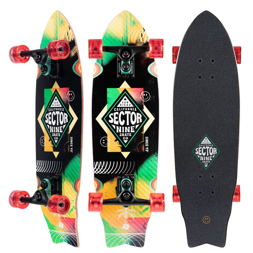 2023 Sector 9 Wavepark Party Cruiser Skateboard - Wakesports Unlimited